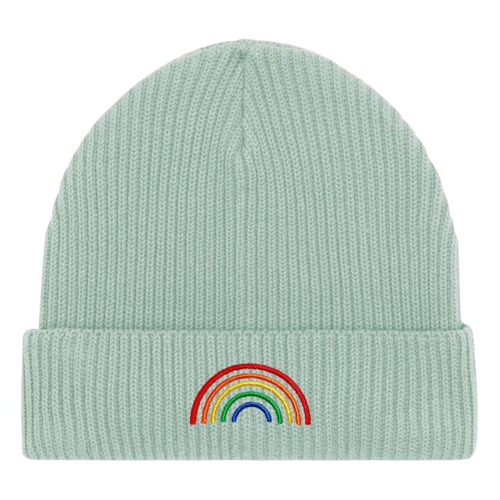 Organic Beanie "Regenbogen" Stick