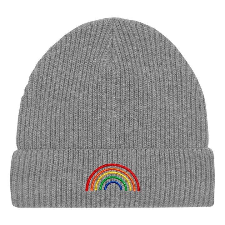 Organic Beanie "Regenbogen" Stick