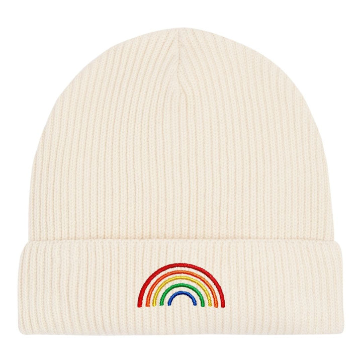 Organic Beanie "Regenbogen" Stick