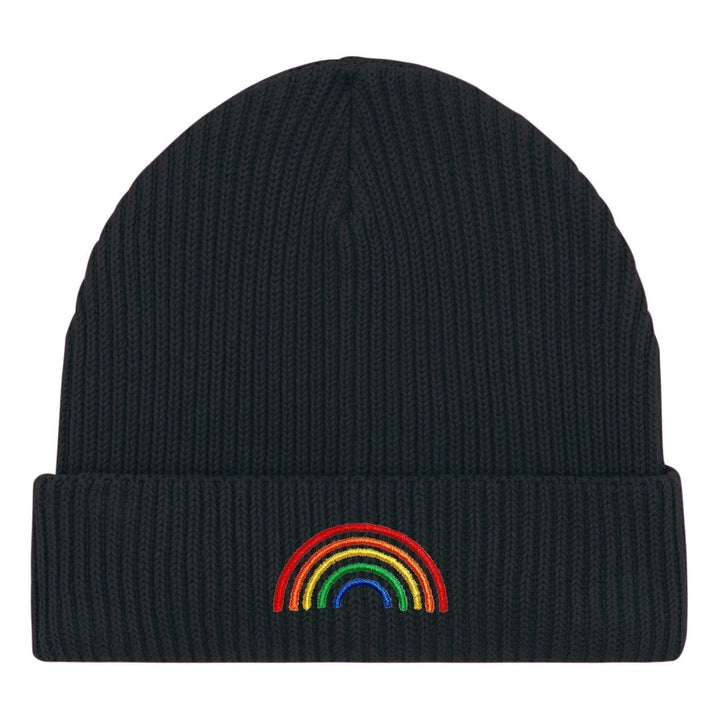 Organic Beanie "Regenbogen" Stick