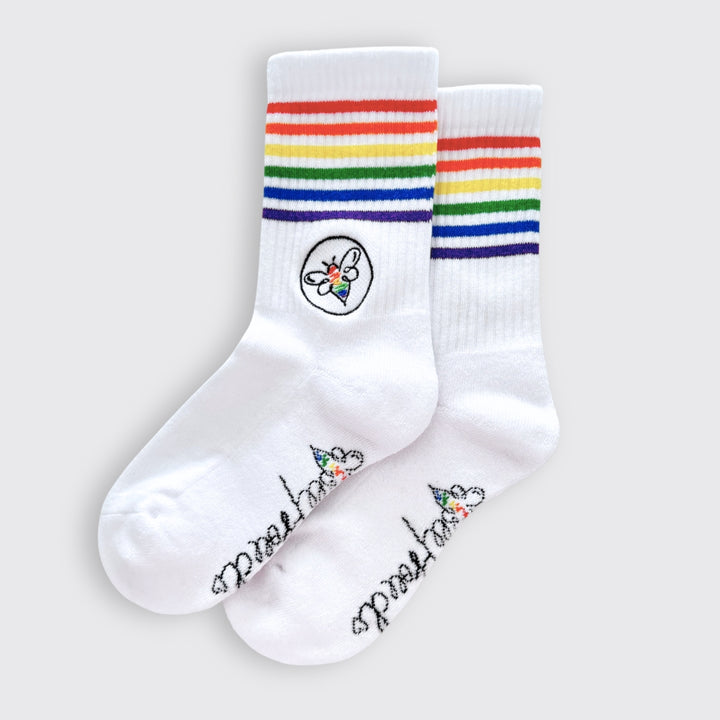 BeeProud Regenbogen Socken