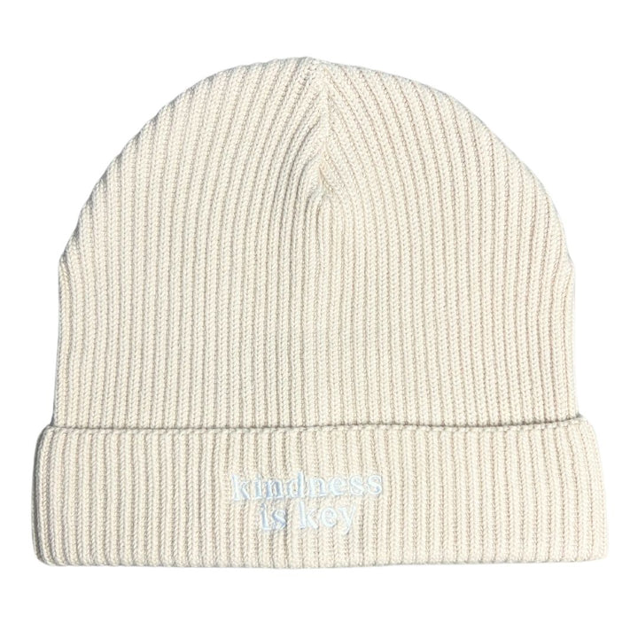 Organic Beanie "kindness is key" Stick