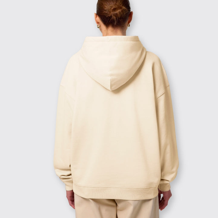 Oversized Hoodie "Regenbogen-Herz" Stick