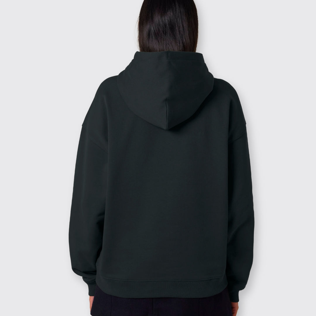 Oversized Hoodie "Regenbogen-Herz" Stick
