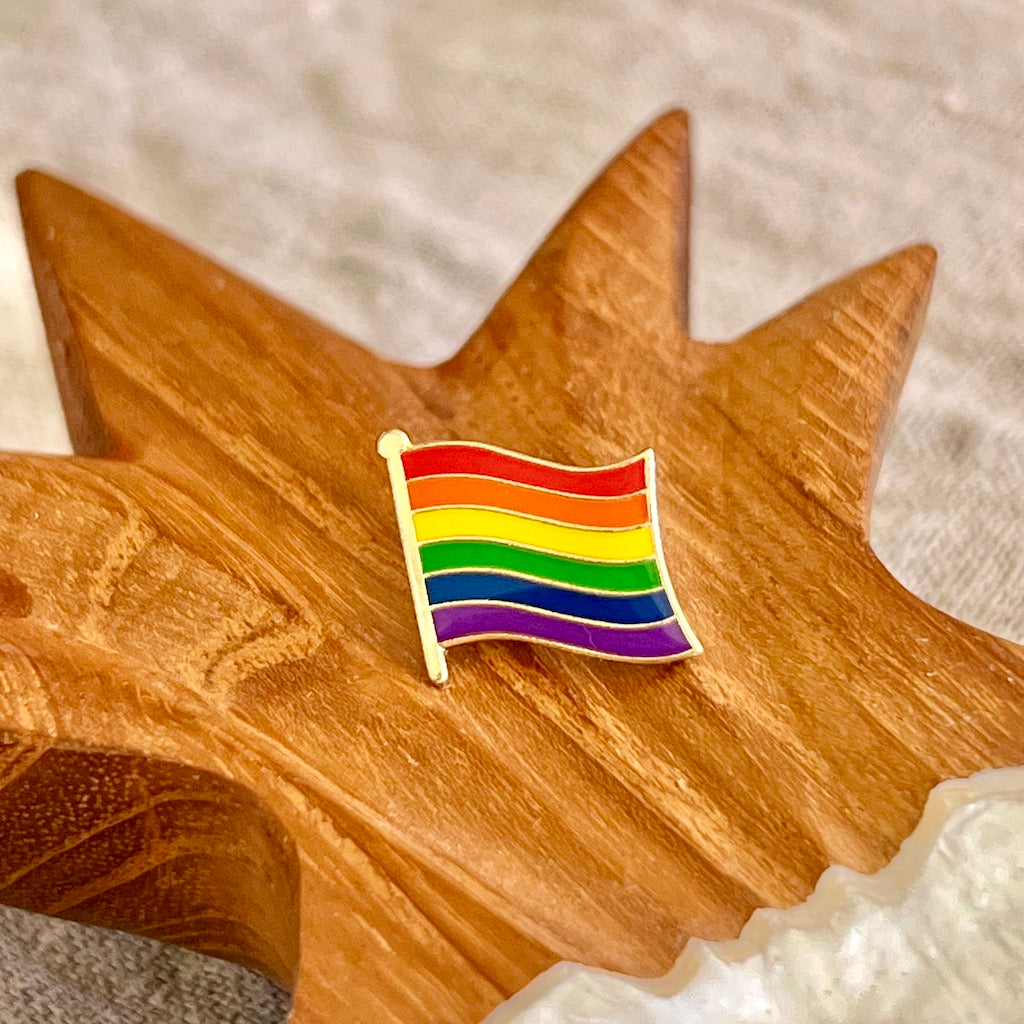 4er Set Pride Pins - Regenbogen Anstecker Für LGBT Community & Events