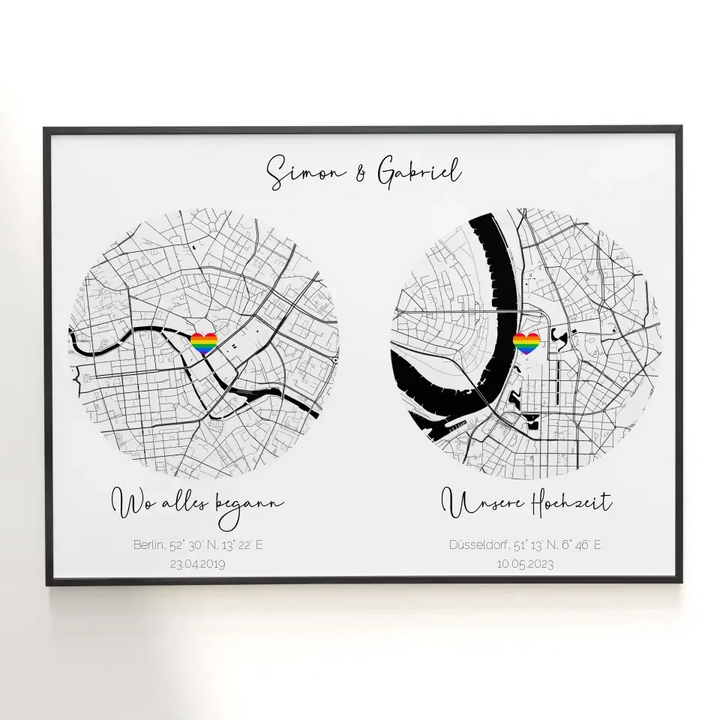 Personalisiertes Poster - Unsere Momente
