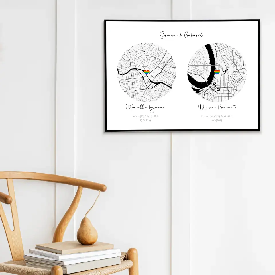 Personalisiertes Poster - Unsere Momente