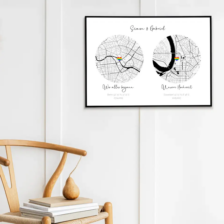 Personalisiertes Poster - Unsere Momente