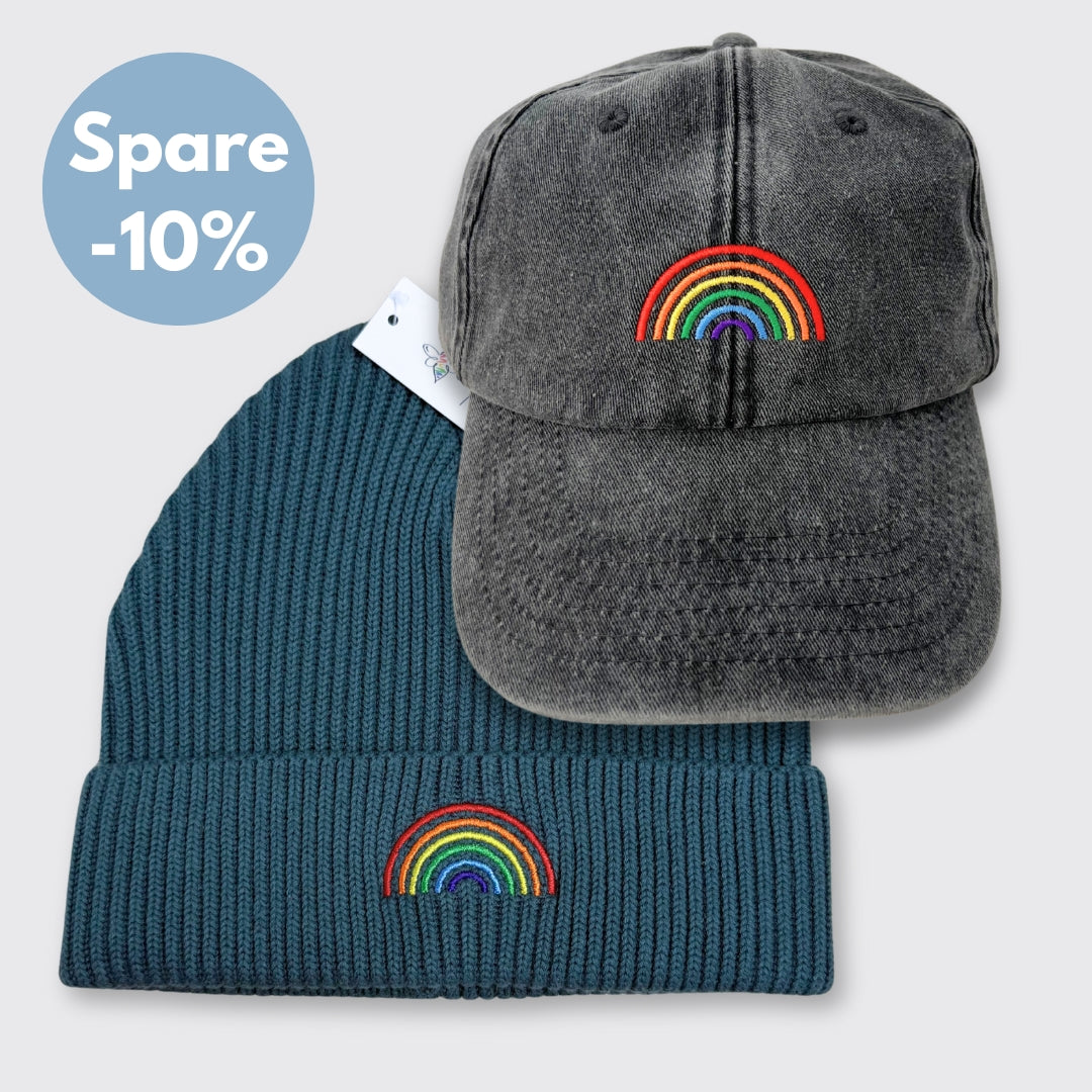 Beanie "Regenbogen" & Cap "Regenbogen"