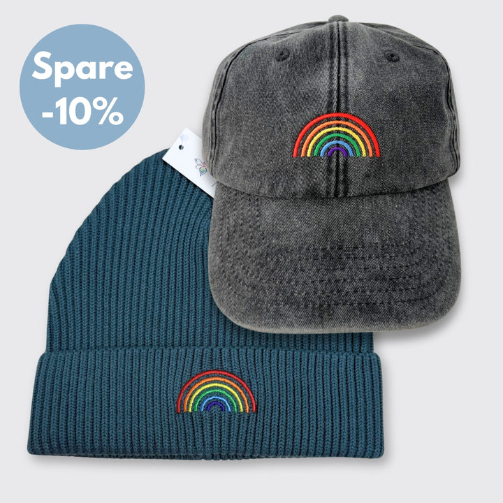 Beanie "Regenbogen" & Cap "Regenbogen"