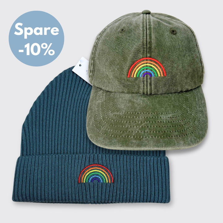 Beanie "Regenbogen" & Cap "Regenbogen"
