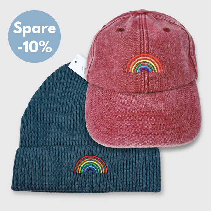 Beanie "Regenbogen" & Cap "Regenbogen"