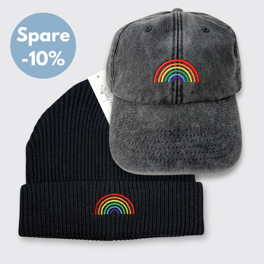 Beanie "Regenbogen" & Cap "Regenbogen"