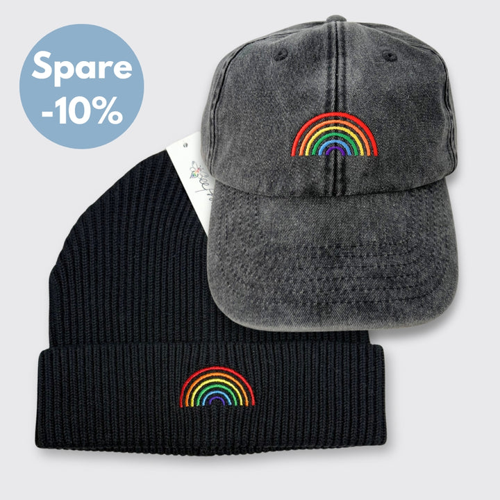 Beanie "Regenbogen" & Cap "Regenbogen"