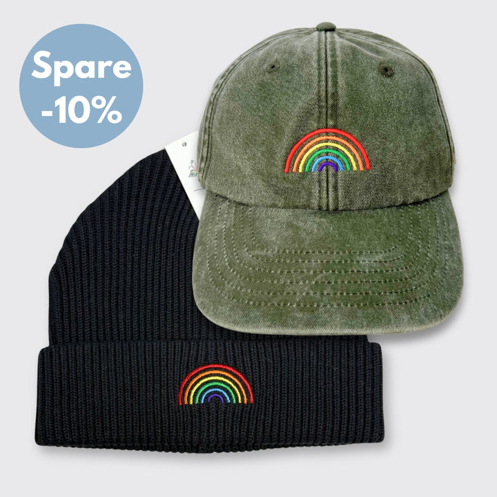 Beanie "Regenbogen" & Cap "Regenbogen"