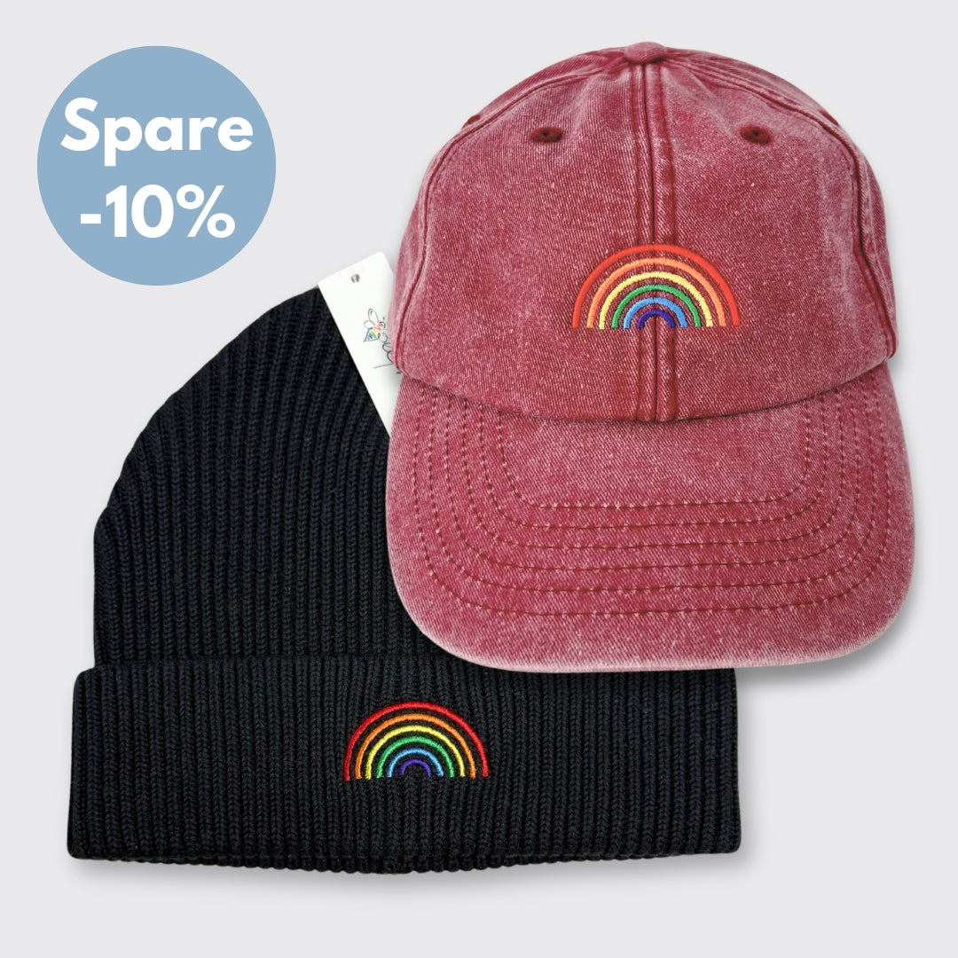 Beanie "Regenbogen" & Cap "Regenbogen"