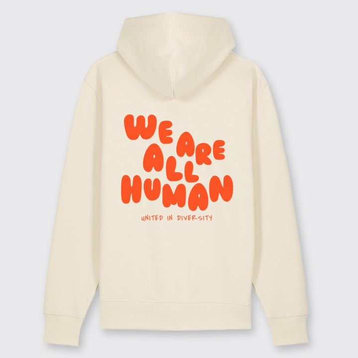Hoodie "We are all Human" - regular fit