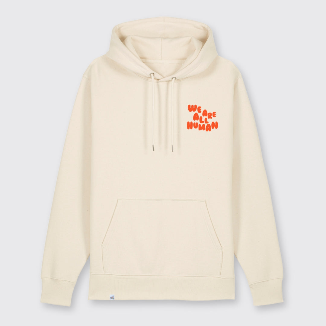 Hoodie "We are all Human" - regular fit