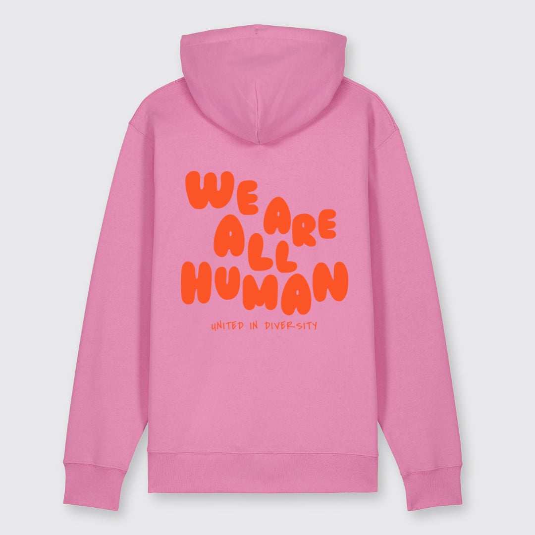 Hoodie "We are all Human" - regular fit