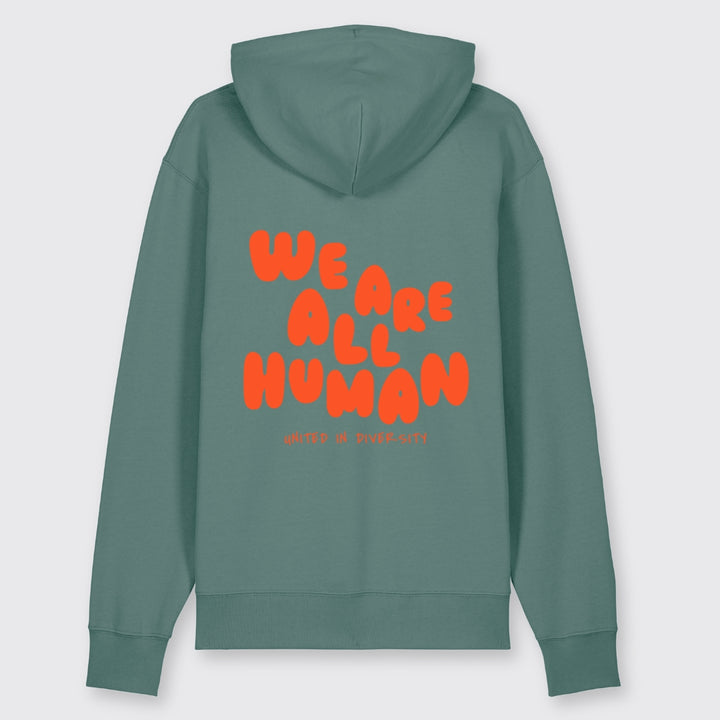 Hoodie "We are all Human" - regular fit