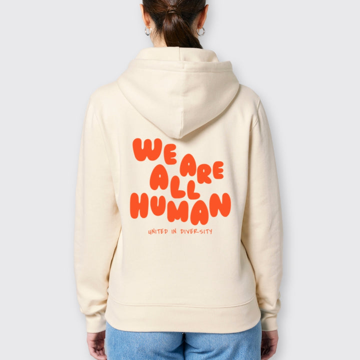 Hoodie "We are all Human" - regular fit