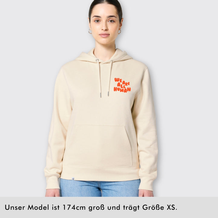 Hoodie "We are all Human" - regular fit
