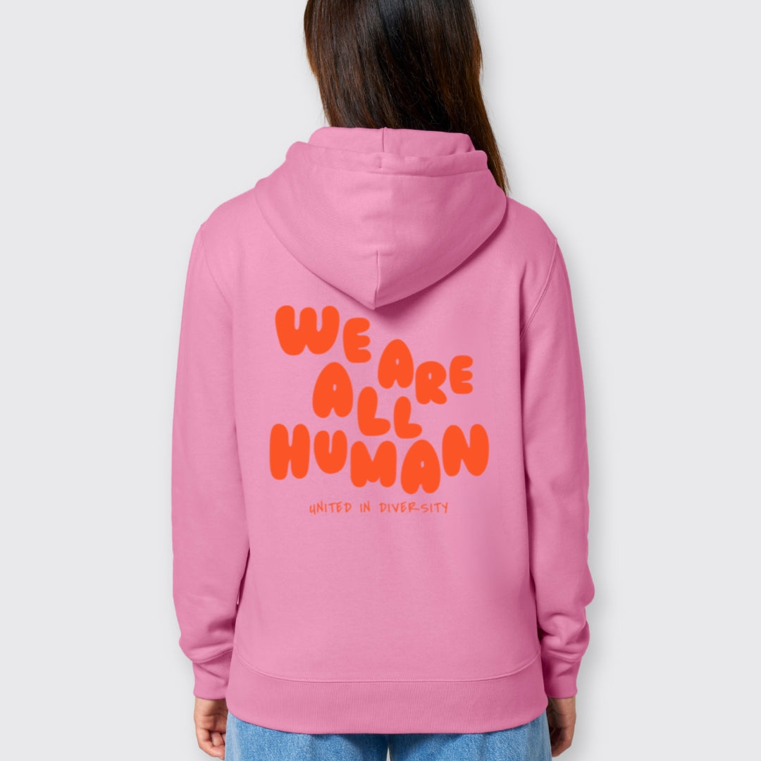 Hoodie "We are all Human" - regular fit