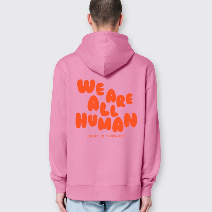 Hoodie "We are all Human" - regular fit