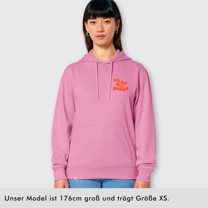 Hoodie "We are all Human" - regular fit