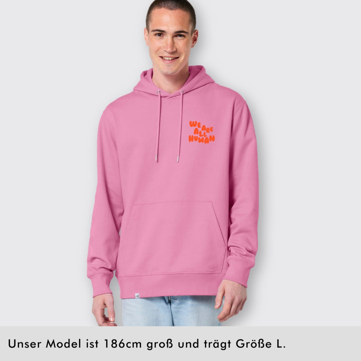 Hoodie "We are all Human" - regular fit