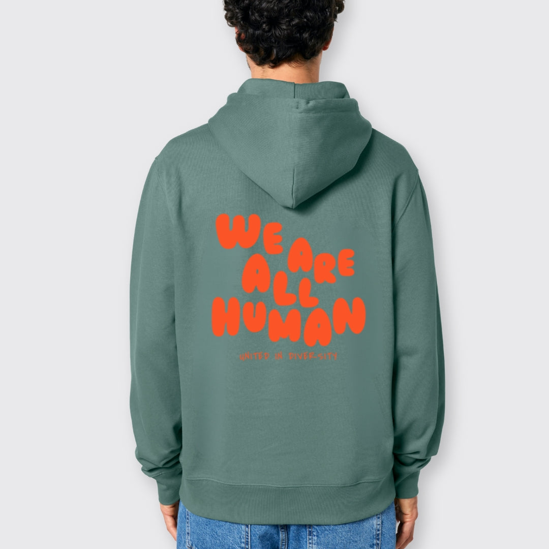 Hoodie "We are all Human" - regular fit