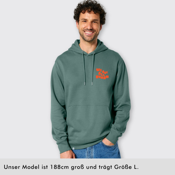 Hoodie "We are all Human" - regular fit
