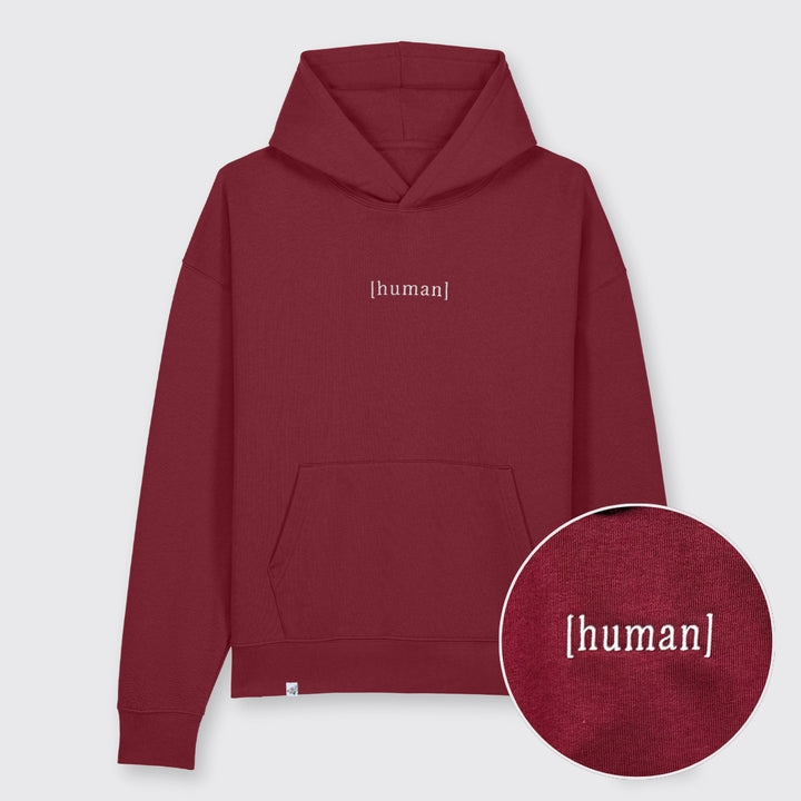 Oversized Hoodie "[human]" Stick