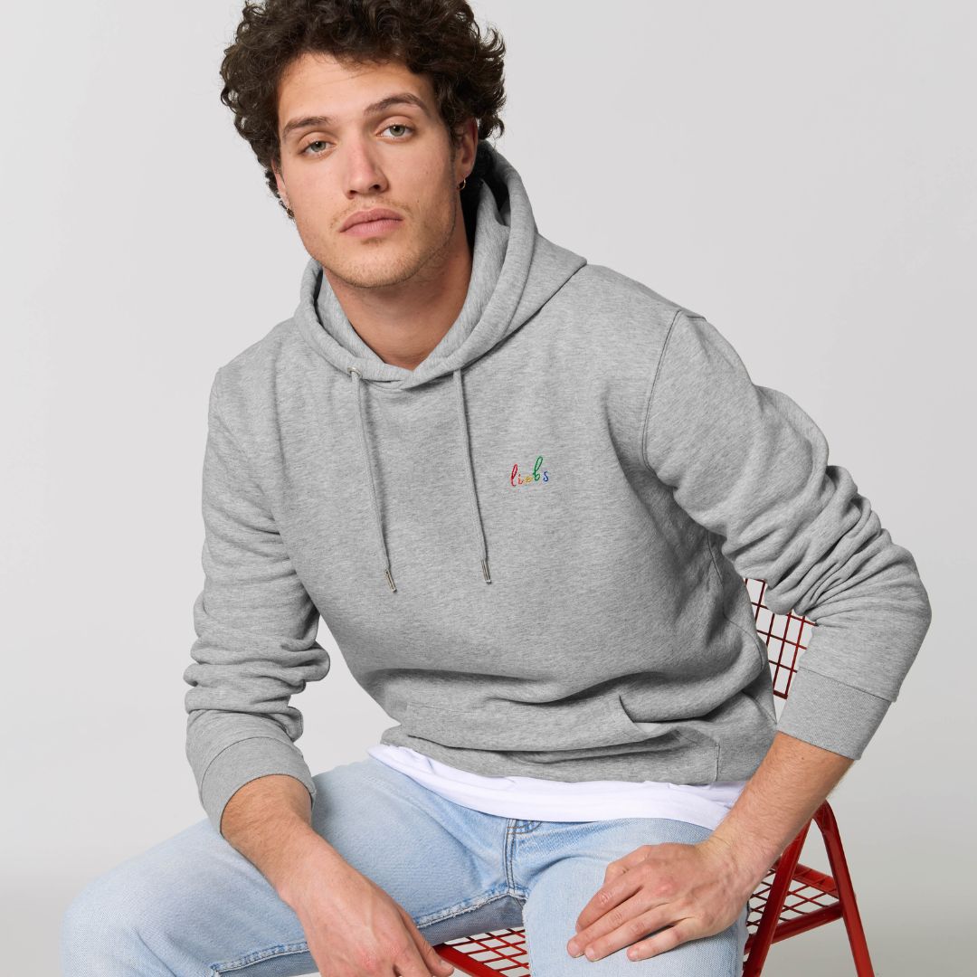Organic Premium Hoodie "liebs" Stick