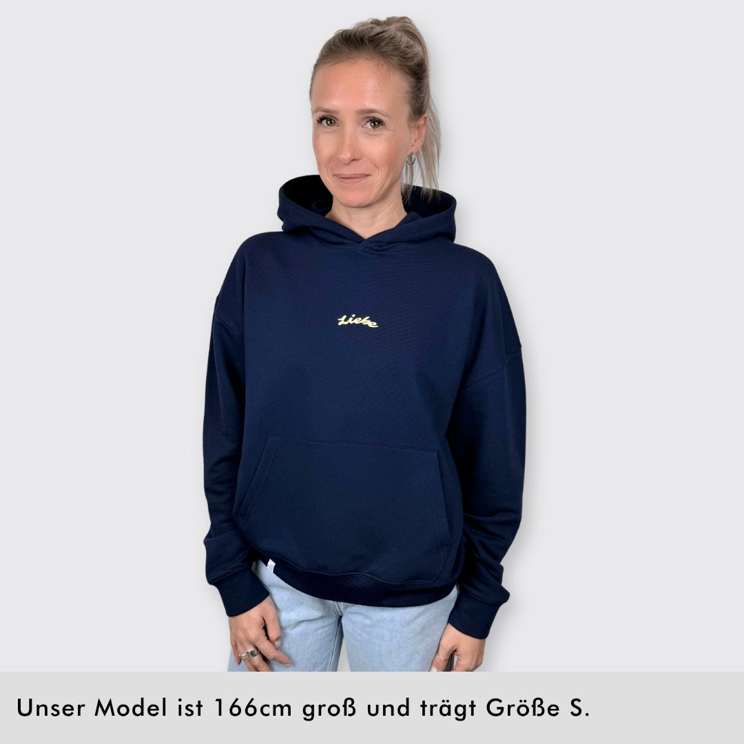 Oversized Hoodie "Liebe auf die Eins"