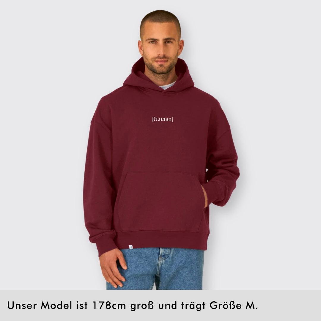 Oversized Hoodie "[human]" Stick