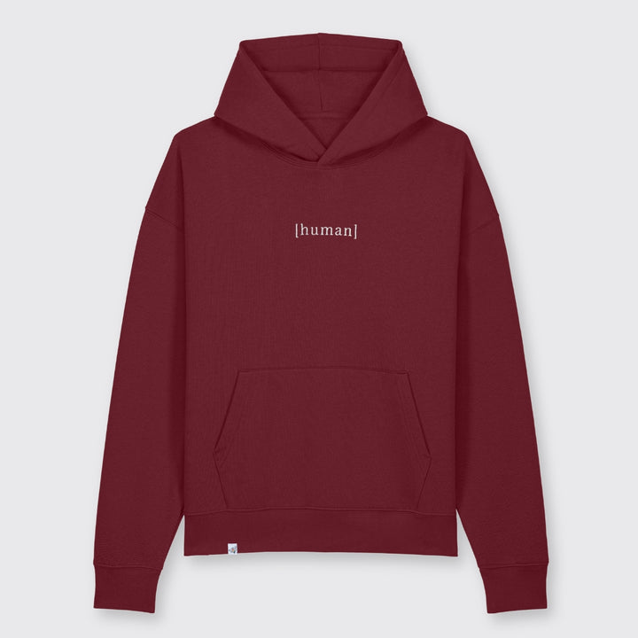 Oversized Hoodie "[human]" Stick