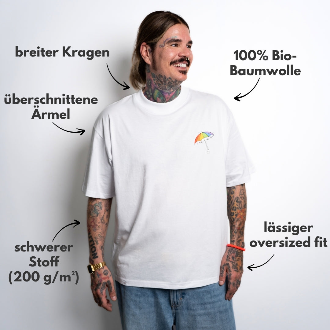 Oversized Shirt "Protect queer &amp; trans rights"