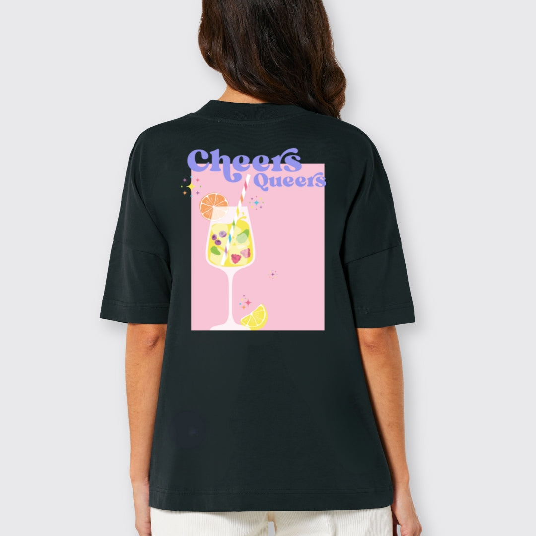 Premium Oversized Shirt "Cheers Queers"