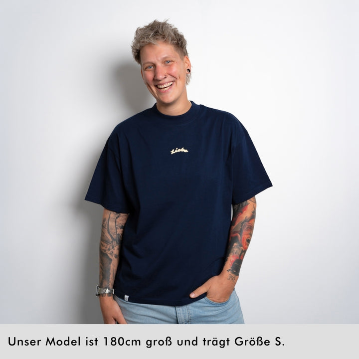Oversized Shirt "Liebe auf die Eins"