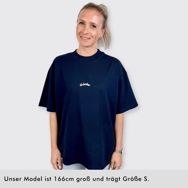 Oversized Shirt "Liebe auf die Eins"