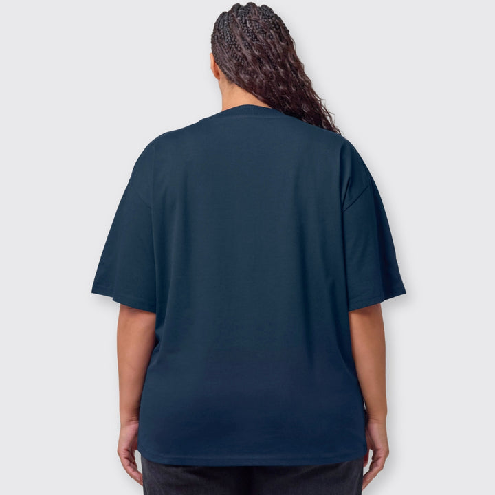 Oversized Shirt "Regenbogen-Herz" Stick