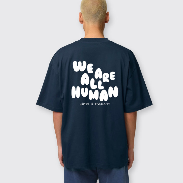 Oversized Shirt "We are all Human" - Winteredition