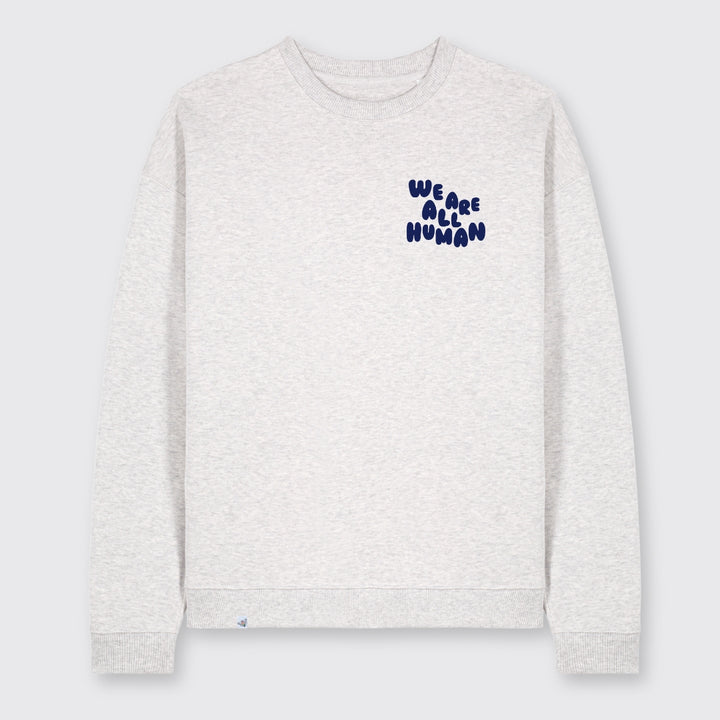 Oversized Sweatshirt "We are all Human" - Winteredition