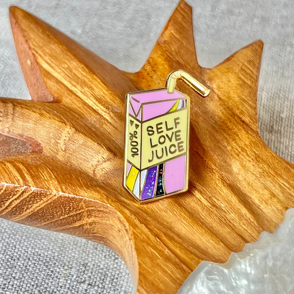 Non-Binary Glitzer Glitter Anstecker, Queer Pins, Pride Pin, LGBT Pin ...