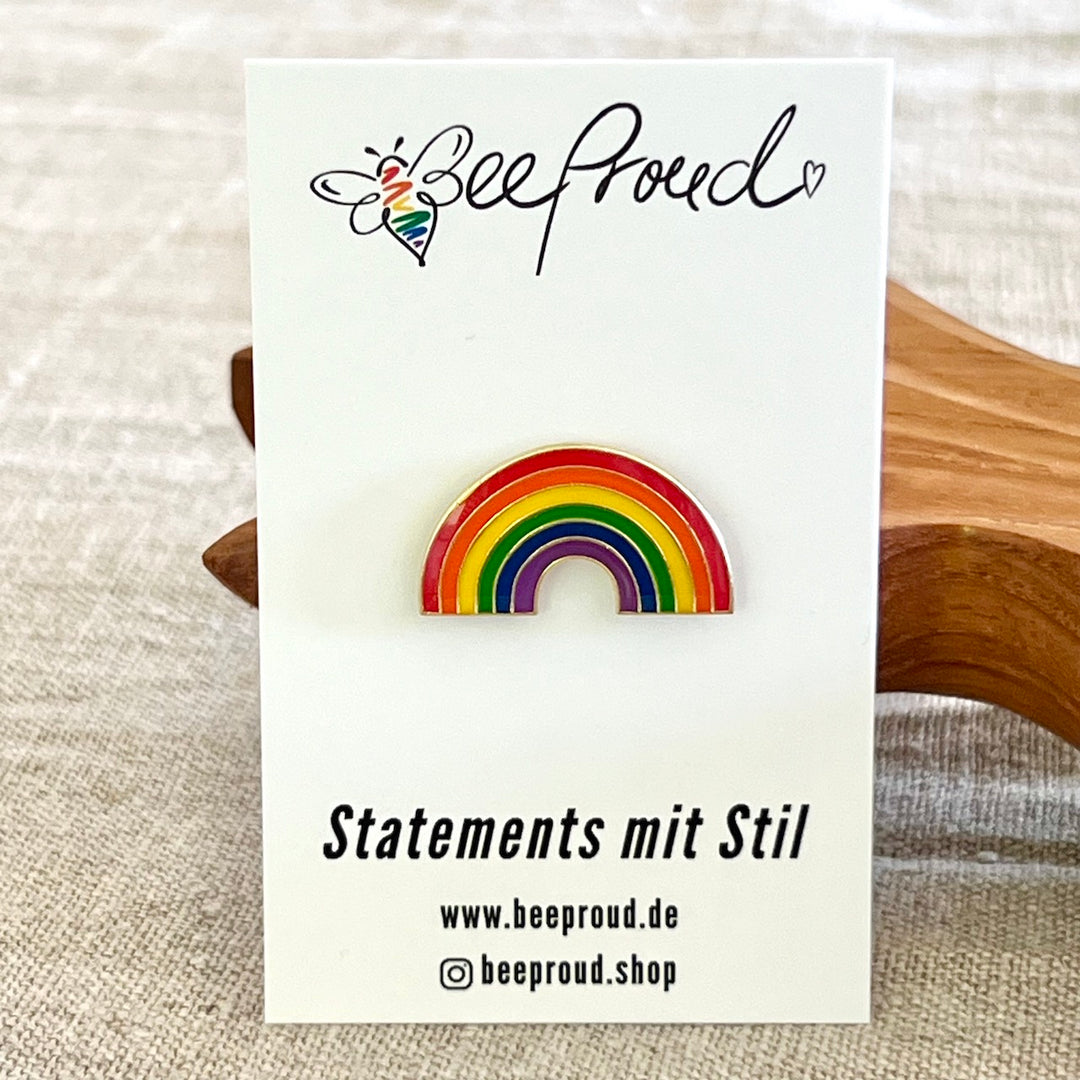 Anstecknadel Regenbogen