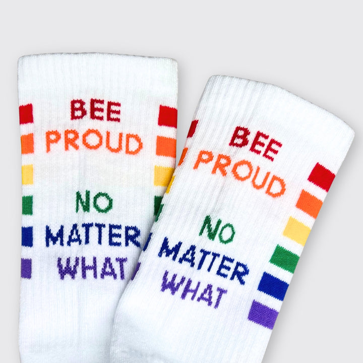 Pride Socken "BeeProud No Matter What"