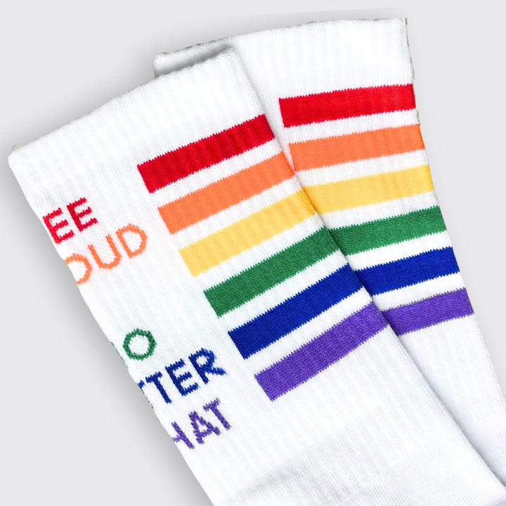 Pride Socken "BeeProud No Matter What"