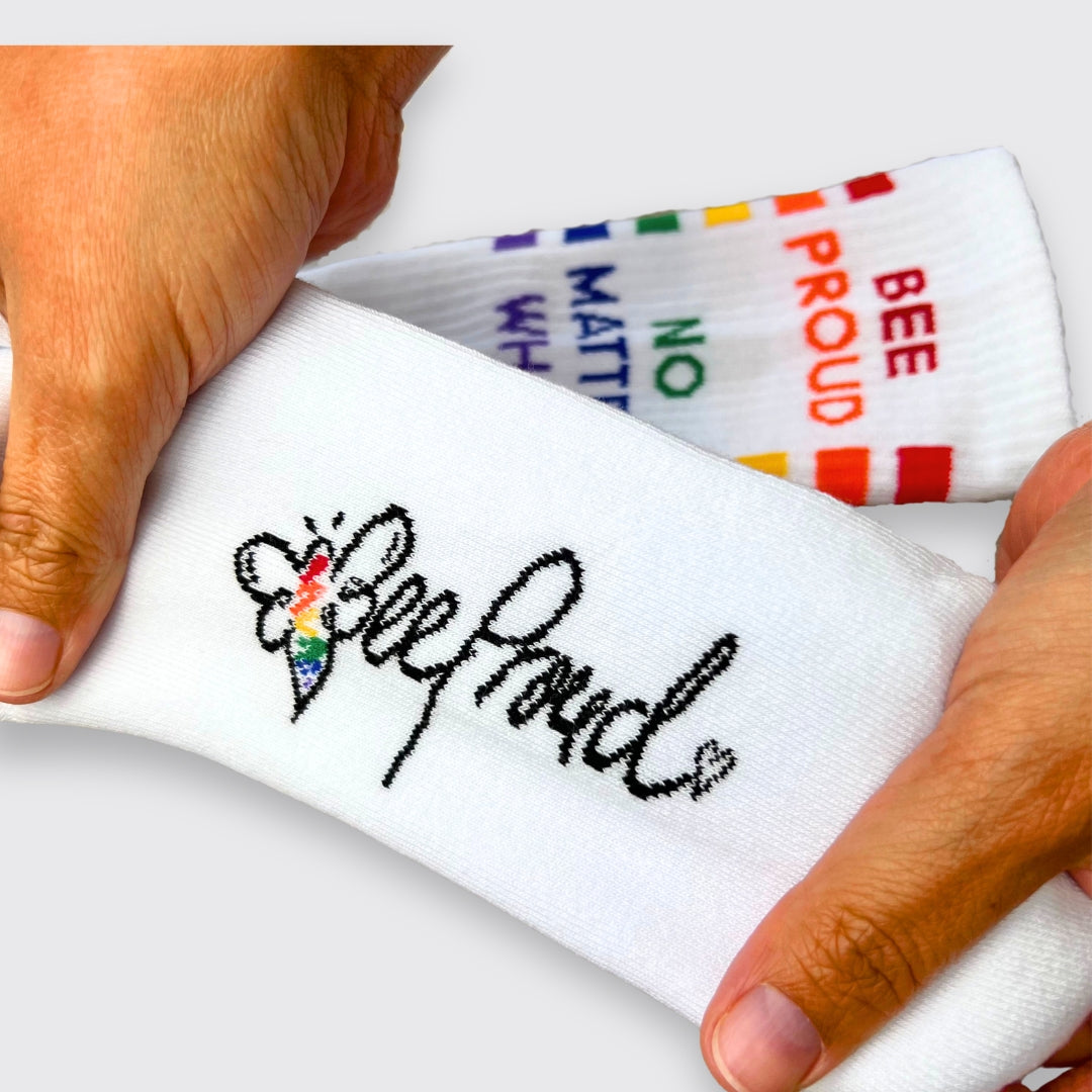 Pride Socken "BeeProud No Matter What"