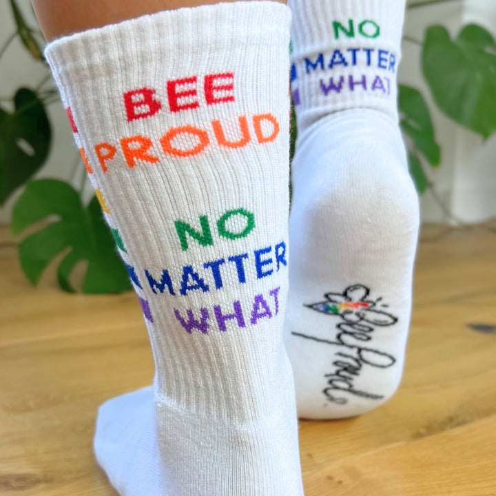 Pride Socken "BeeProud No Matter What"